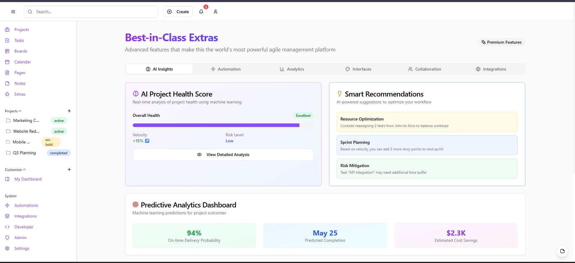 OrganiserAI Best Project Management Features